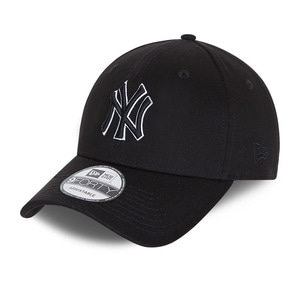 뉴에라 엠엘비 블랙베이스 9FORTY 뉴욕양키스 야구 모자 볼캡 60112644